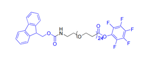 FMOC-N-amido- PEG24-TFP-ester