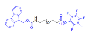 FMOC-N-amido- PEG12-TFP-ester