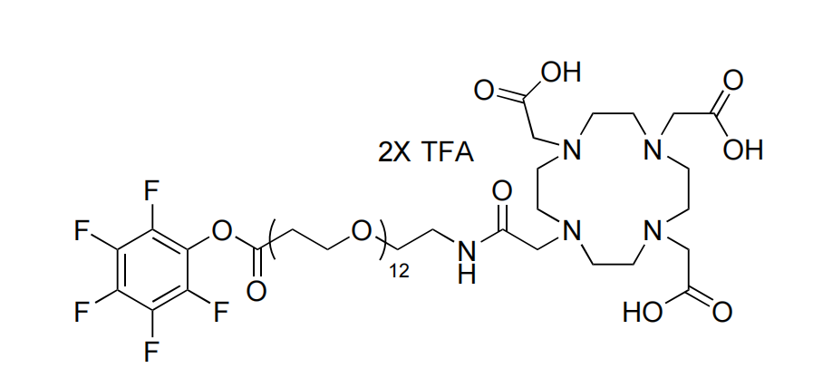  DOTA-tris(acid)-amido-PEG12-TFP ester